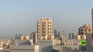 دوي صفارات الإنذار فوق الكويت عقب هجمات أمريكية على مواقع عسكرية إيرانية