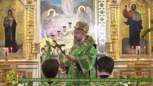 Божественная литургия в Вознесенском кафедральном соборе Новосибирска