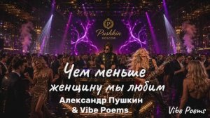 Чем меньше женщину мы любим - Александр Пушкин & Vibe Poems