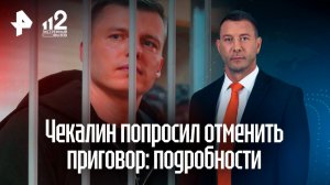 Чекалин попросил отменить приговор по делу о выводе средств за границу