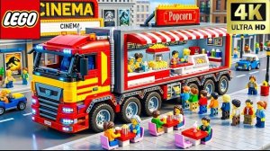 АВТОМАТИЧЕСКАЯ машина для приготовления попкорна LEGO, которая на самом деле работает!