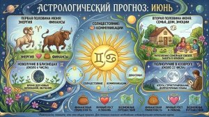 Астрологический прогноз на июнь месяц для ВСЕХ знаков ЗОДИАКА