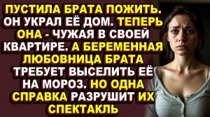 Истории из жизни|Она пустила брата на ночлег, а он потребовал её квартиру|Аудио рассказы|Аудиокниги