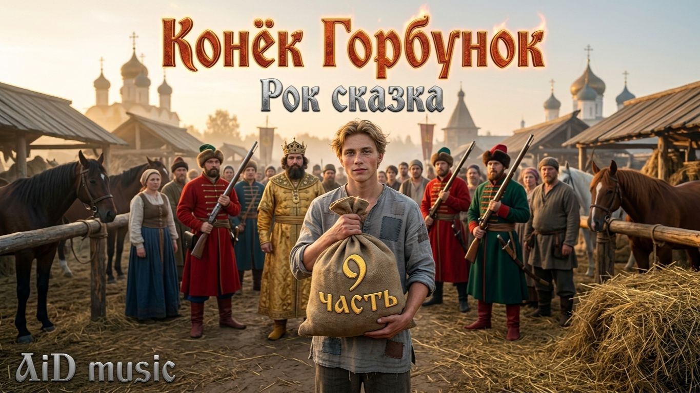 [Конёк-Горбунок] – Рок сказка часть 9 о верном друге и царе-дураке | Сказка Ершова в метал-обработке
