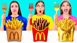 Бедная vs Богатая vs Ультра Богатая еда Челлендж # Смешные Моменты от Fun Challenge