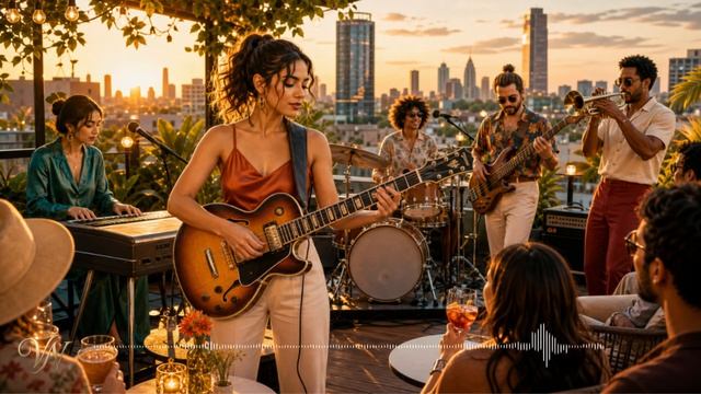 🌇 Rooftop Golden Session - High-Fidelity Modern Fusion Jazz ｜ 1 Hour Mix ✨ смотреть онлайн