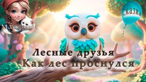 🌿 Как лес проснулся | Лесные друзья | Добрые сказки про животных | Марфуша