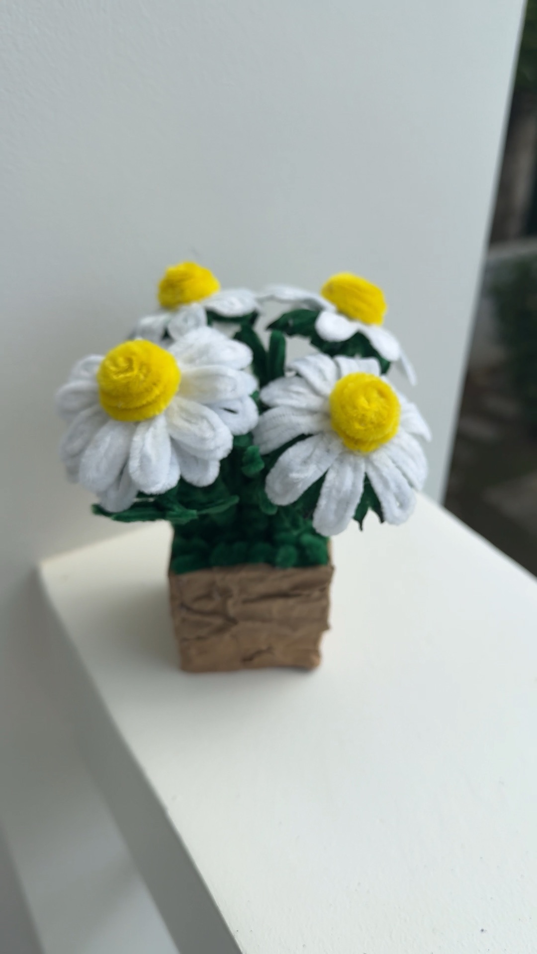 Милые ромашки 🌼 из пушистой проволоки 🌼