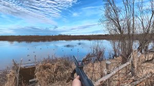 ОХОТА НА УТКУ ВЕСНОЙ. НОЧЕВКА НА ОСТРОВЕ.