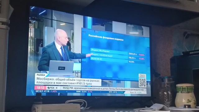 Вечернии Рынки Сейчас с Даниилом Бабичевым Эфир телеканала РБК Эфир до 01.06.2026Г. 18:16:16