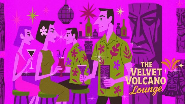 60's Tiki Cocktail Jazz Music ｜ Velvet Volcano Lounge