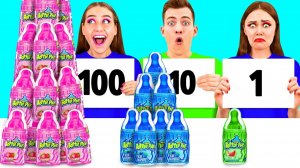 100 Слоев Еды Челлендж # Потрясающие Кухонные Хитрости от Fun Challenge