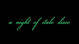 TONY STALE - ITALO DISCO NIGHT (Official Audio)