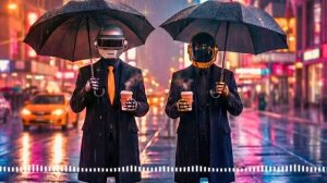☔ DAFT PUNK Rainy City Night Funk Vibes – Chill Mix ｜ Chillwave, Synthwave, Vaporwave Playlist