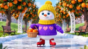 ⛄️МУЛЬТИК‑ПЕСЕНКА: ВЕСЁЛЫЙ СНЕГОВИК | Развивающие детские песни и мультики