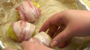 Запекаю картошку с беконом. Очень вкусно! Обзор приготовления и рецепт.