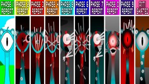 INCREDIBOX SPRUNKI: ФАЗЫ 1-9 НО ВСЕ 🔁 ПОВТОРЯЮТ АНТИ-СДВИГ! ♾️🌀