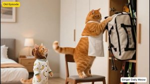 Рыжий котенок делится мороженым с котятами-сиротами — мама-кошка помогает использовать их сбережения