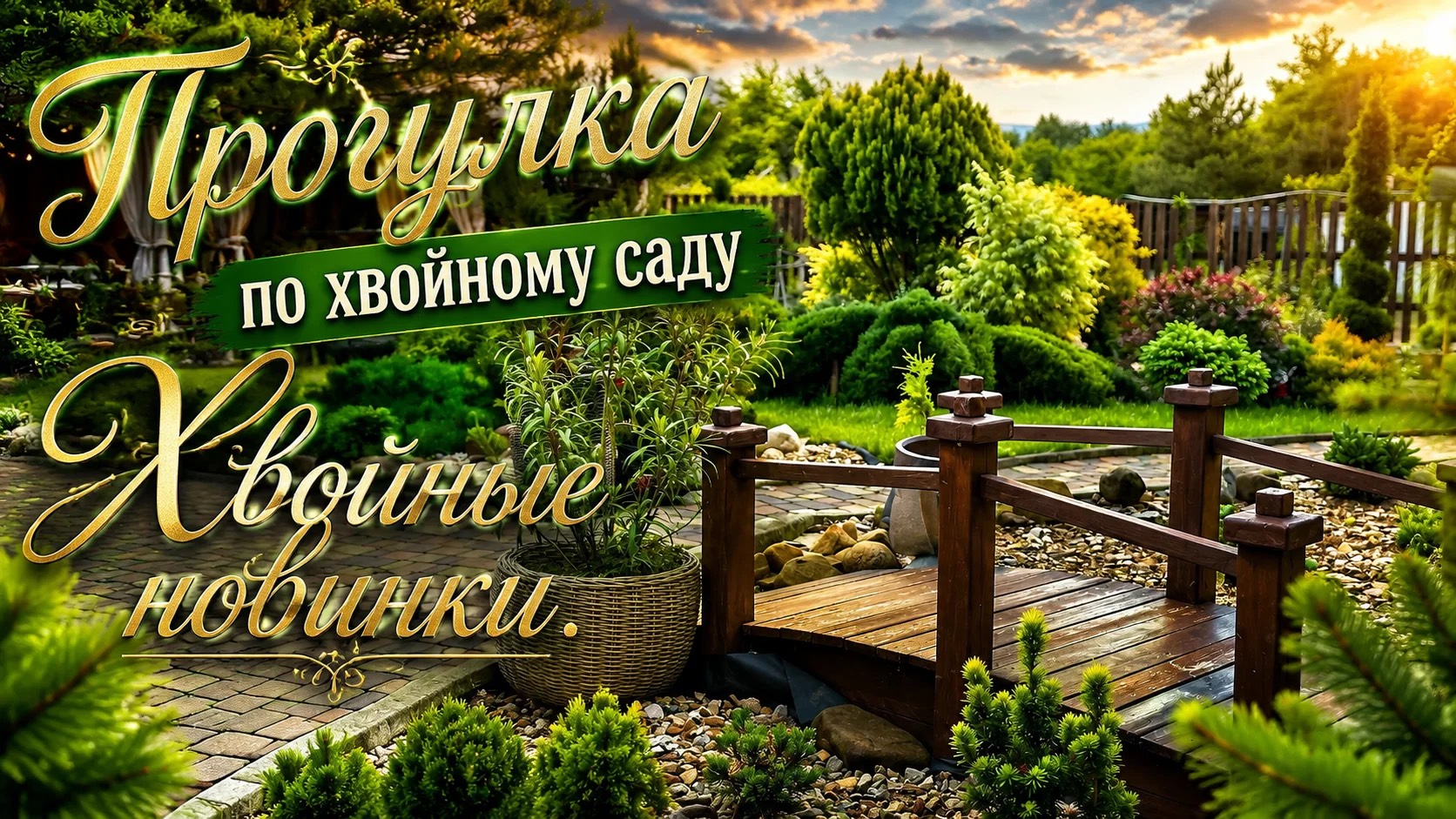 Прогулка по хвойному саду. Хвойные новинки.