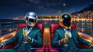 🌌 Daft Punk Midnight Ease Lounge ｜ Chill Disco, Synthwave, Chillwave, Electronic Funk Playlist