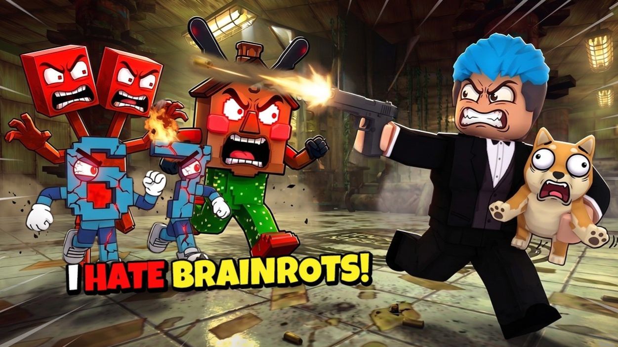 Играю в Roblox - I HATE BRAINROT 60lvl смотреть онлайн