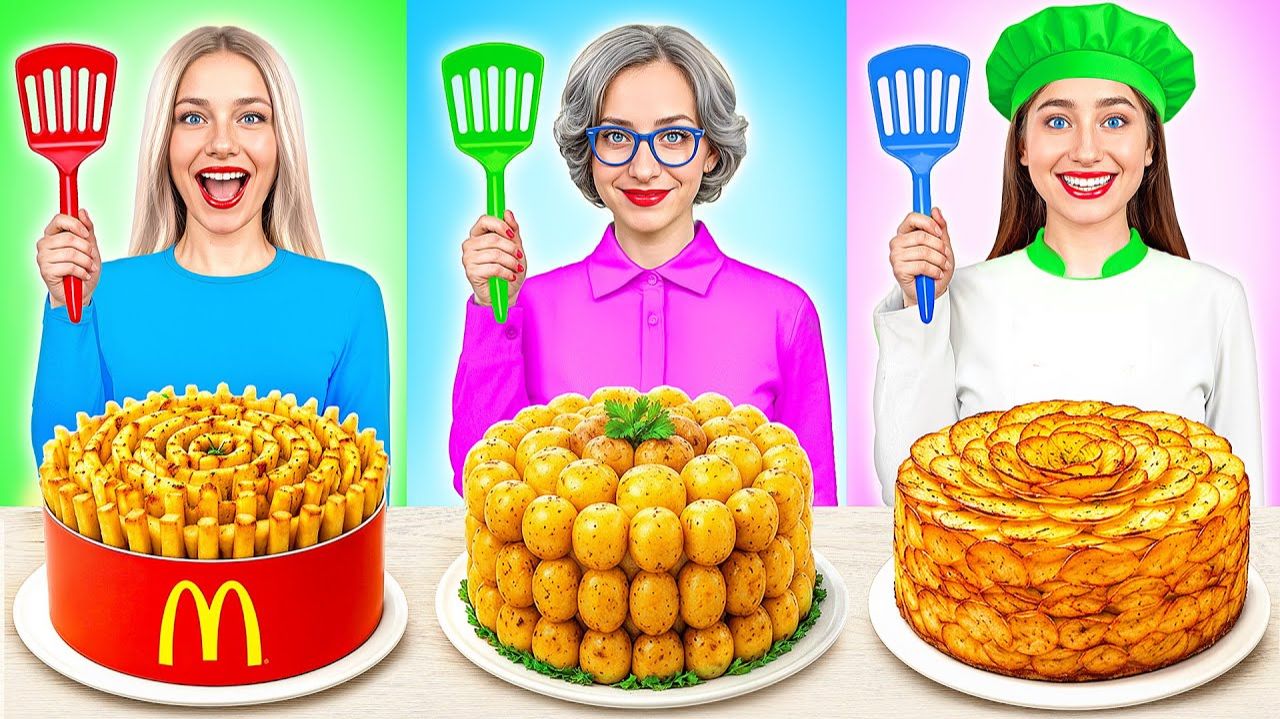 Кулинарный Челлендж Я против Бабушки  Фантастическая Кулинарная Битва