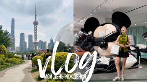 ШАНХАЙ ЗА ОДИН ДЕНЬ |  день рождения в Disneyland / влог из Китая