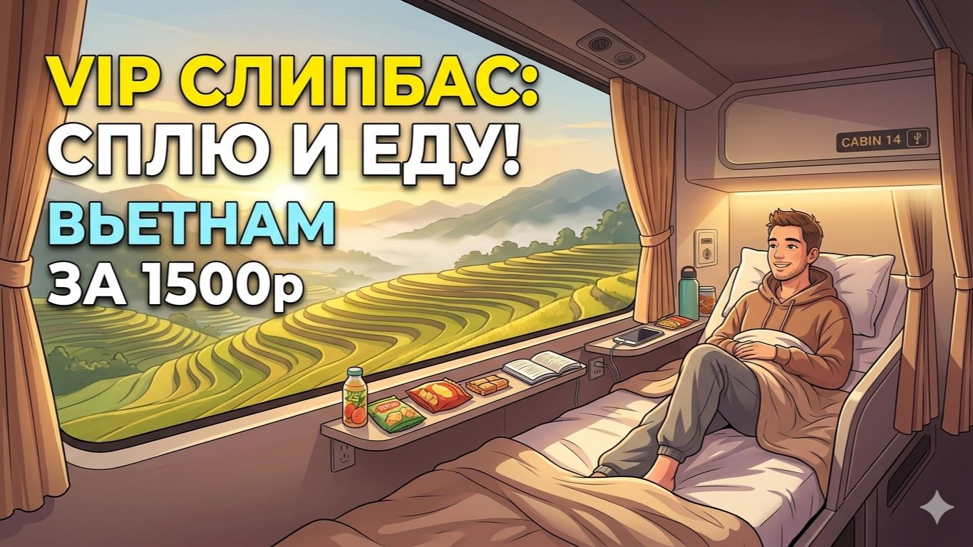 Поехал в Нячанг на КРОВАТИ? 😴 Обзор VIP слипбаса во Вьетнаме