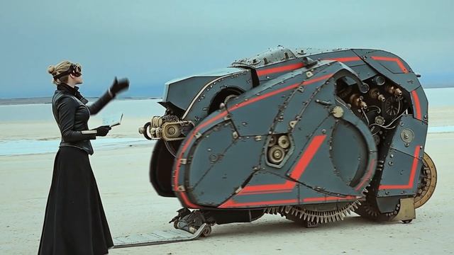 Steampunk Journeys： The Desert Nomads ｜ AI 4K — Retrofutura
