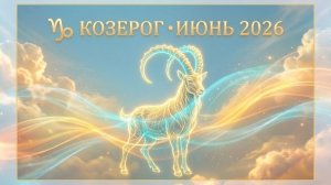 КОЗЕРОГ — Гороскоп июнь 2026: Алхимия мастерства и геометрия повседневности ♑