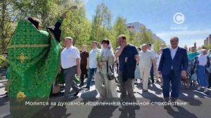 Крестный ход в честь православного праздника Святой Троицы