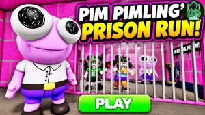 Побег Пима Пимлинга из тюрьмы! Побег Обби | Игровой процесс #roblox
