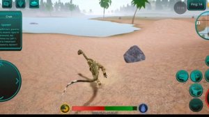 Выполняем задание в The cursed dinosaur isle (5% Орни,5% тархия,90% целофиз)