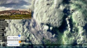 Над Туменью образовалась Суперячейка. Вид со спутника 31.05.2026