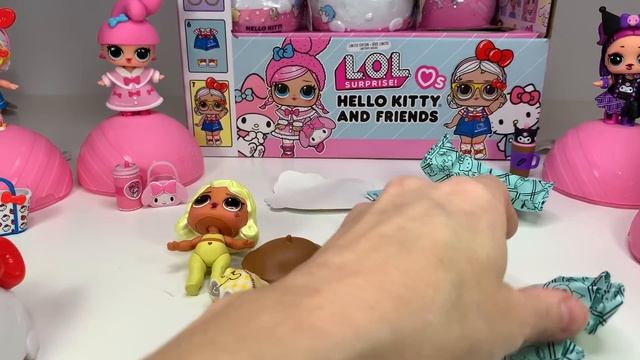 Куклы-сюрпризы LOL любят ХЕЛЛО КИТТИ и друзей - ПОЛНАЯ распаковка Лол