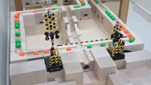 Marble Run Race Cubo and Water Pipe Storage Plate Round Grass Bonelund Quadrira Level Crossing Truck