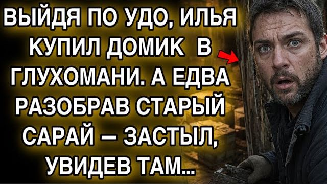 ВЫЙДЯ ПО УДО, ИЛЬЯ КУПИЛ ДОМИК… РАЗОБРАЛ САРАЙ — И ОНЕМЕЛ ОТ УВИДЕННОГО… смотреть онлайн