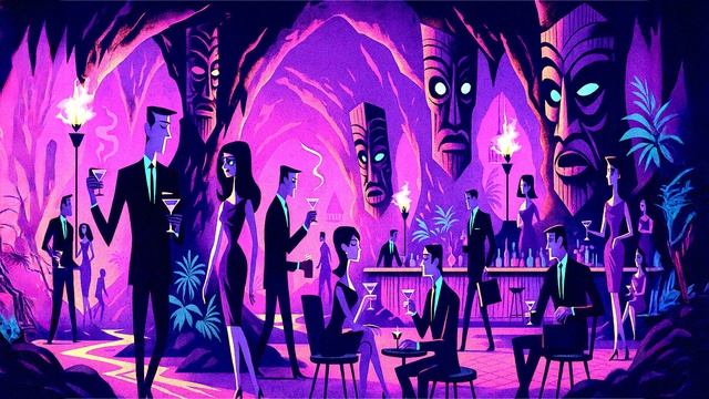 60's COCKTAIL LOUNGE TIKI MUSIC ｜ The Secret Agents Of Skull Cave Tiki Lounge