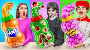 Кулинарный Челлендж# Уэнсдей Против Бабушки # Кулинарная битва с Секретными Гаджетами с Friendly DO