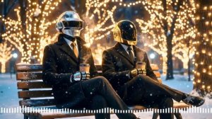 ❄️ DAFT PUNK Winter Night Park ｜ Chillwave, Synthwave, Retro Funk, Nu Disco, Electronic Playlist