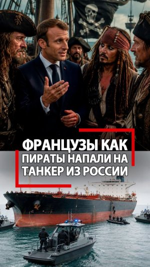 Пираты Макрона! Танкер из России захвачен Францией и Британией!