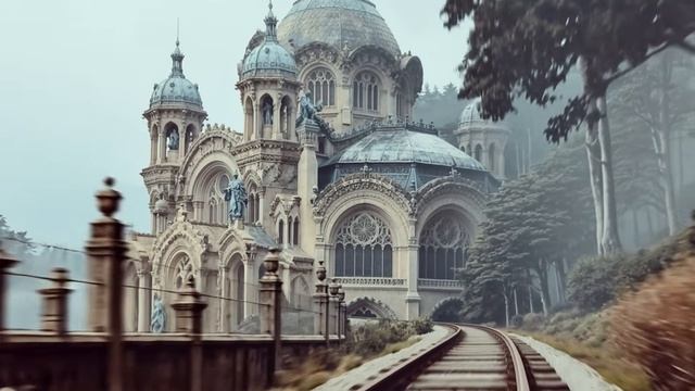 The Lost Empire Express： Steampunk Coast Train Journey ｜ AI 4K — Retrofutura
