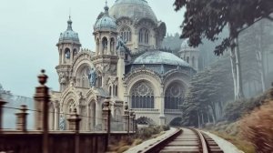 The Lost Empire Express： Steampunk Coast Train Journey ｜ AI 4K — Retrofutura