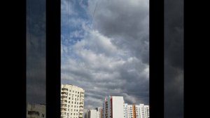 оттенки  неба над Москвой