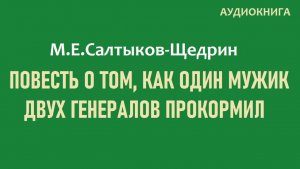 «ПОВЕСТЬ О ТОМ, КАК ОДИН МУЖИК ДВУХ ГЕНЕРАЛОВ ПРОКОРМИЛ». М.Е. Салтыков-Щедрин. Аудиокнига
