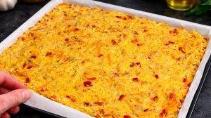 Натер картошку и добавил яйца — ВКУСНЕЕ ПИЦЦЫ! Просто и дешево