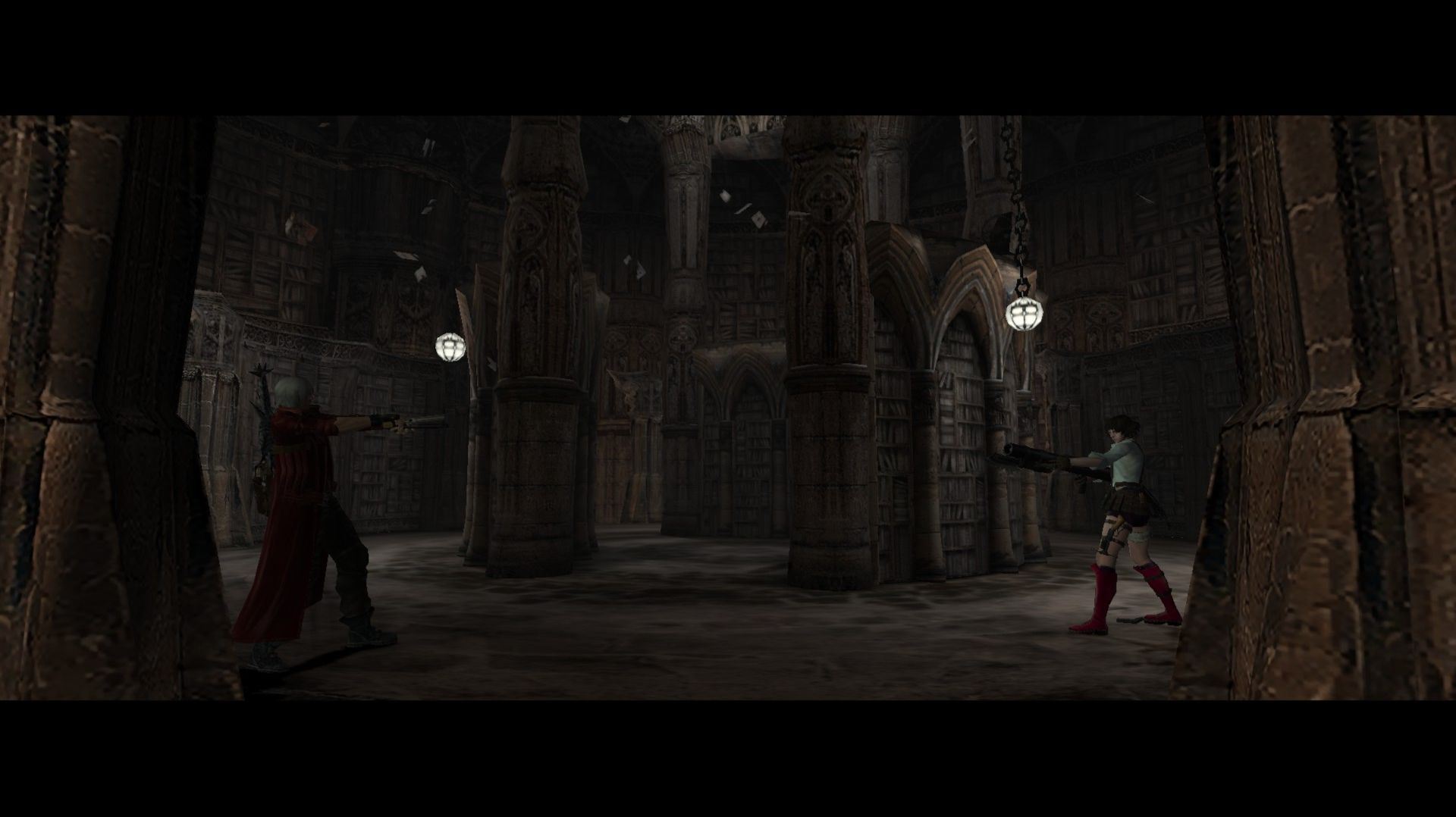 Данте против Леди в Devil May Cry 3