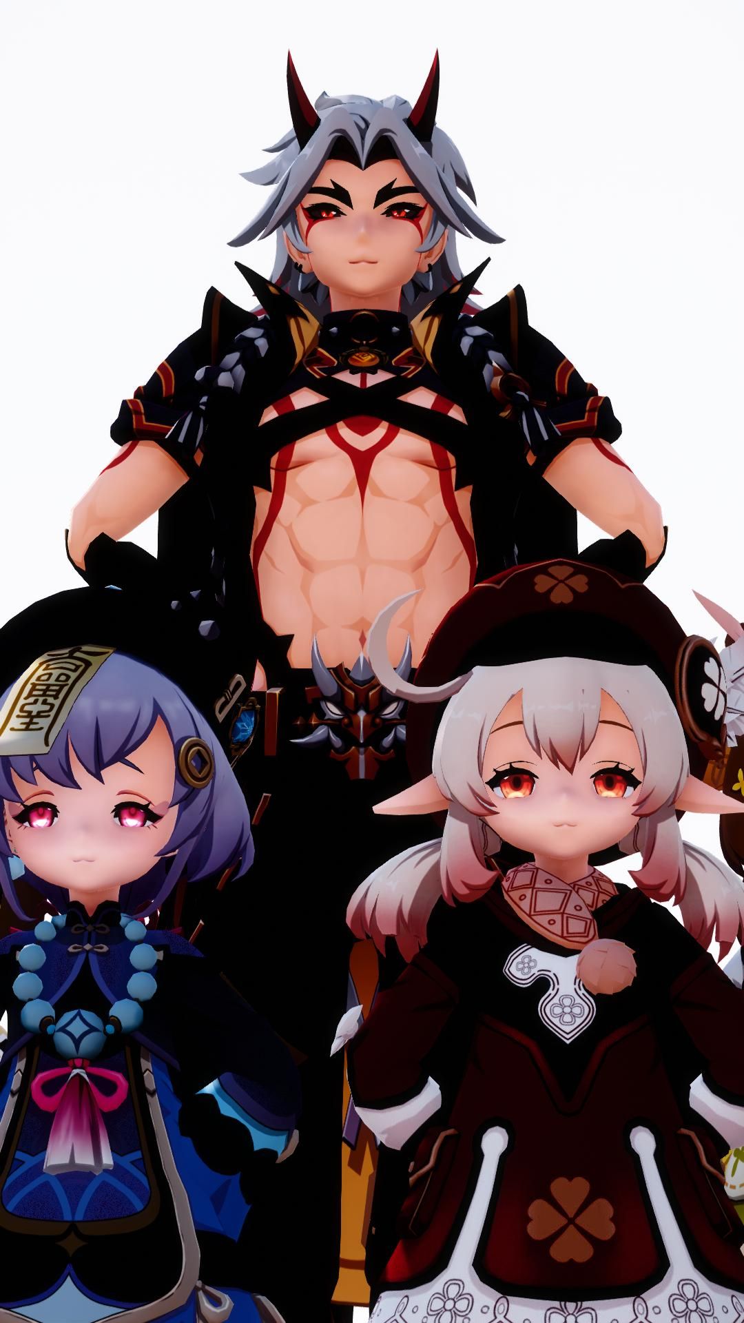 ||mmd x Genshin Impact|| Low cortisol |Itto||Klee||YaoYao||Qiqi||Sayu|