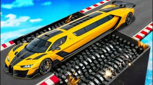 СМОЖЕТ ЛИ СУПЕРКАР ПРОЕХАТЬ ГИГАНТСКУЮ ДРОБИЛКУ В ГТА 5 ЭКСПЕРИМЕНТЫ GTA 5!