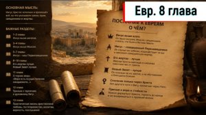 Евреям 8:1-13